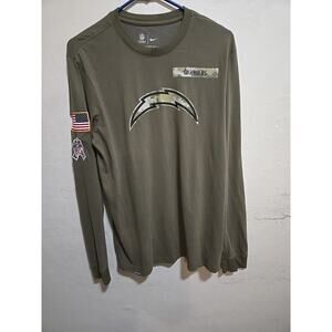 Los Angeles Charges Salute To Service Nike Shirt Mens Medium Green NFL Onfieldap